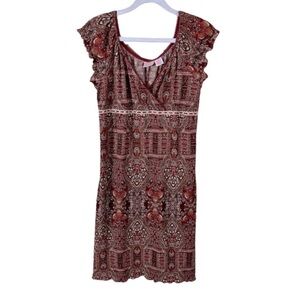 Boho dress fairycore midi dress Size XL